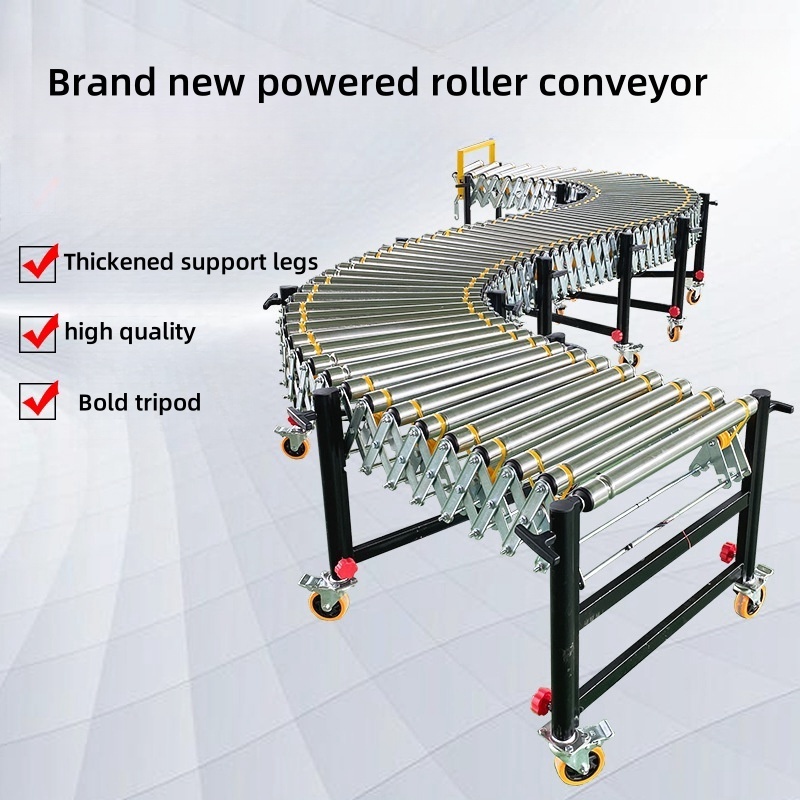 high qualityFlexible Gravity Roller ConveyorStrong load-bearing capacity conveyor belt  sell like hot cakes