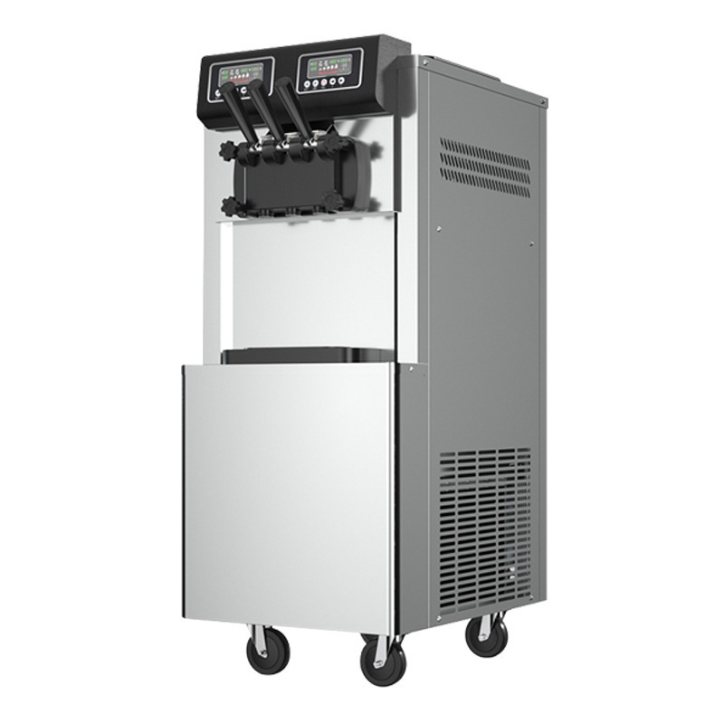 25L Large Capacity Soft Ice Cream Machine Commercial Soft Ice Cream Machine for Sale Stainless Steel Frozen Yogurt Machine