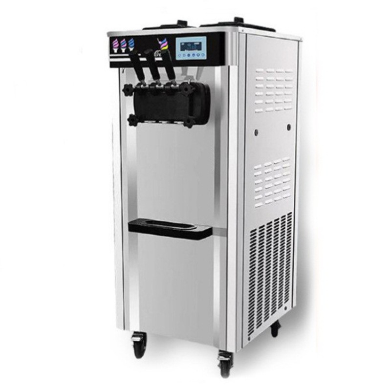 25L Large Capacity Soft Ice Cream Machine Commercial Soft Ice Cream Machine for Sale Stainless Steel Frozen Yogurt Machine