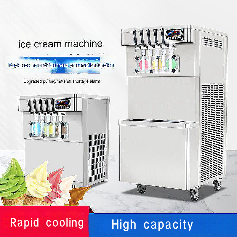 commercial ice cream machineEasy to operateStainless steel materialsoft ice cream machine