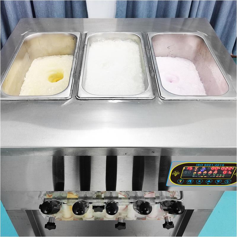 commercial ice cream machineEasy to operateStainless steel materialsoft ice cream machine