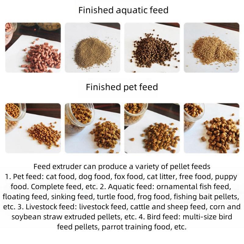 China Famous Pet Factory Animal Dog Cat Catfish Shrimp Tilapia Feed Pellet Extruder Floating Fish Food Machinesell