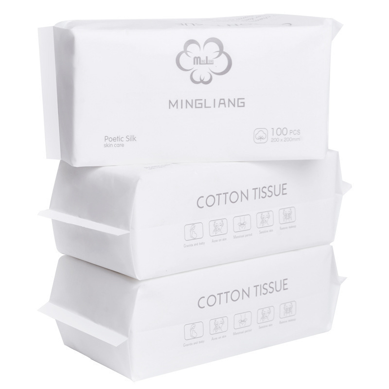 15*20 20x20 cm Wet and Dry Use Cotton Facial Tissue Towel,Face Tissue Cotton