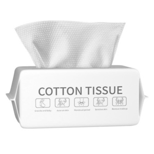 15*20 20x20 cm Wet and Dry Use Cotton Facial Tissue Towel,Face Tissue Cotton