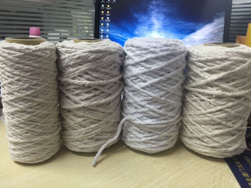 Open End Recycled Cotton Mops Yarn Cheap Price Dref Yarn Regenerated Cotton Mop Yarn Ne0.5s/4ply For Mops