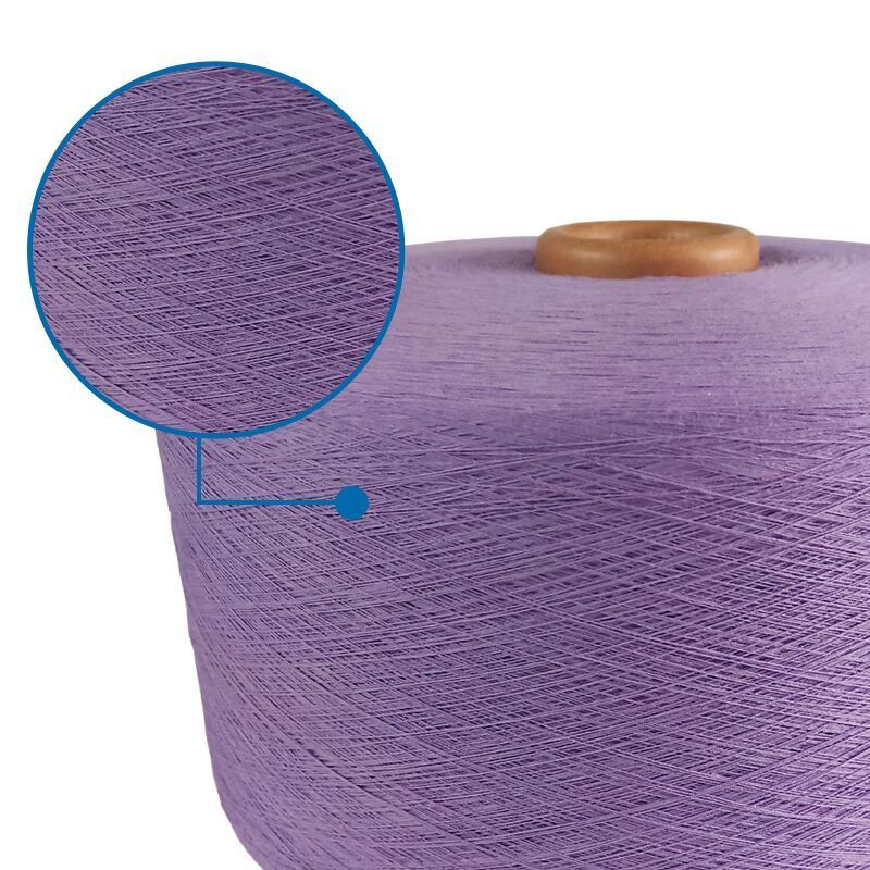 High Quality Recycling Knitted Yarn Custom Recycled Oe Cotton Blended Circular Machine Knitting Yarn 30s Sock Yarn