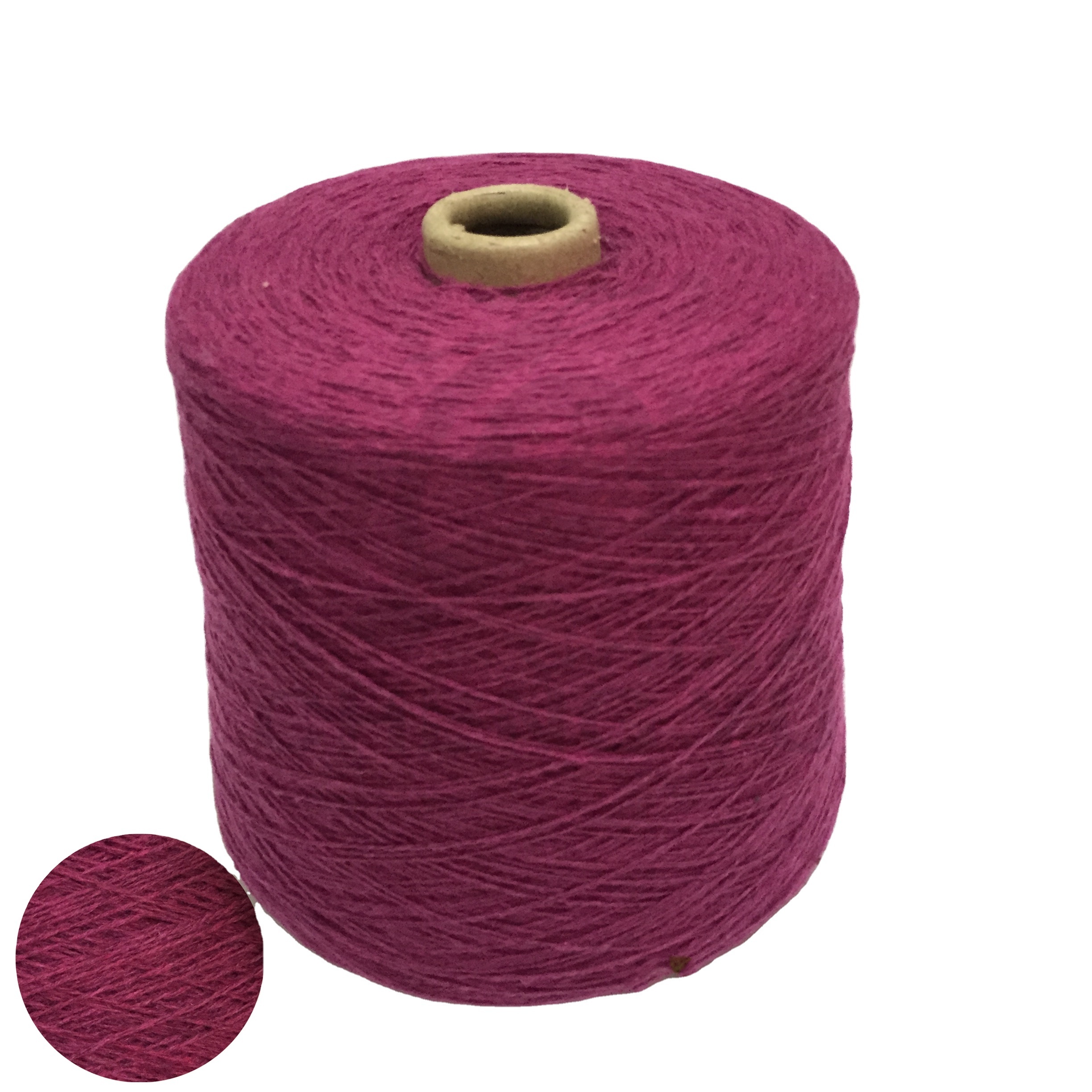 Chinese Yarn Manufacturer Supplies Mohair Soft Multi Color Recycled Cotton Acrylic Blended Yarn For Sweater Knitting