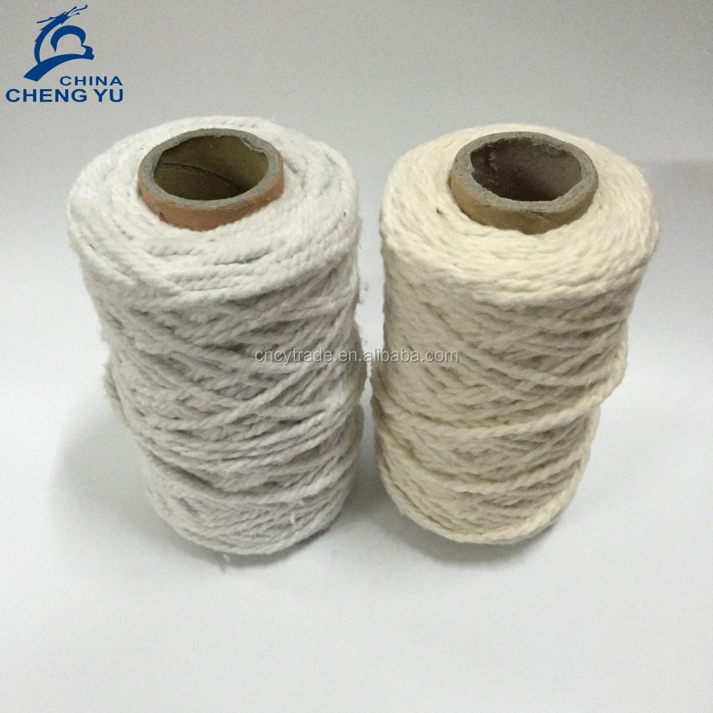 wholesale eco-friendly cheap regenerated 100 cotton twisted yarn for types of cleaning mop