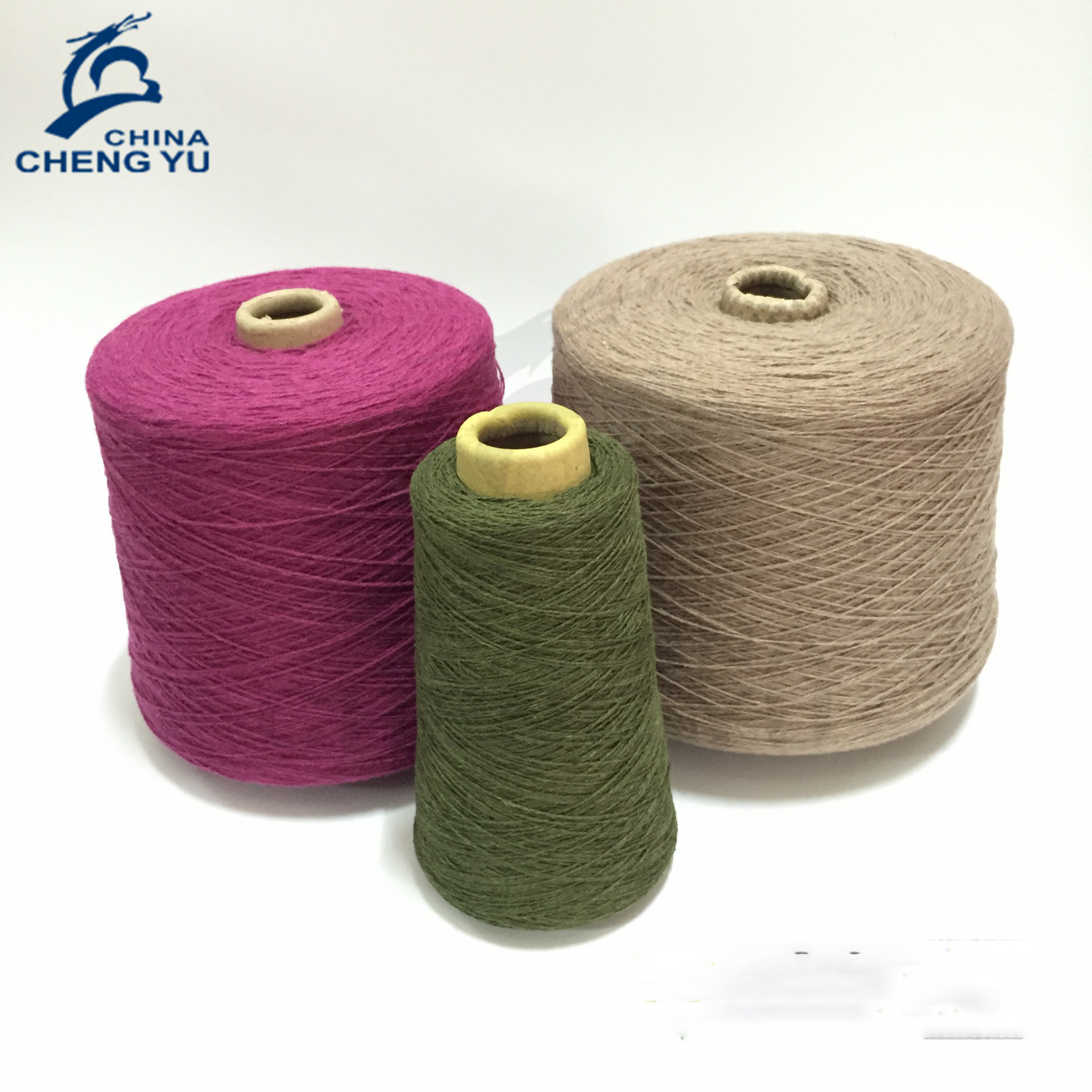 Chinese Yarn Manufacturer Supplies Mohair Soft Multi Color Recycled Cotton Acrylic Blended Yarn For Sweater Knitting