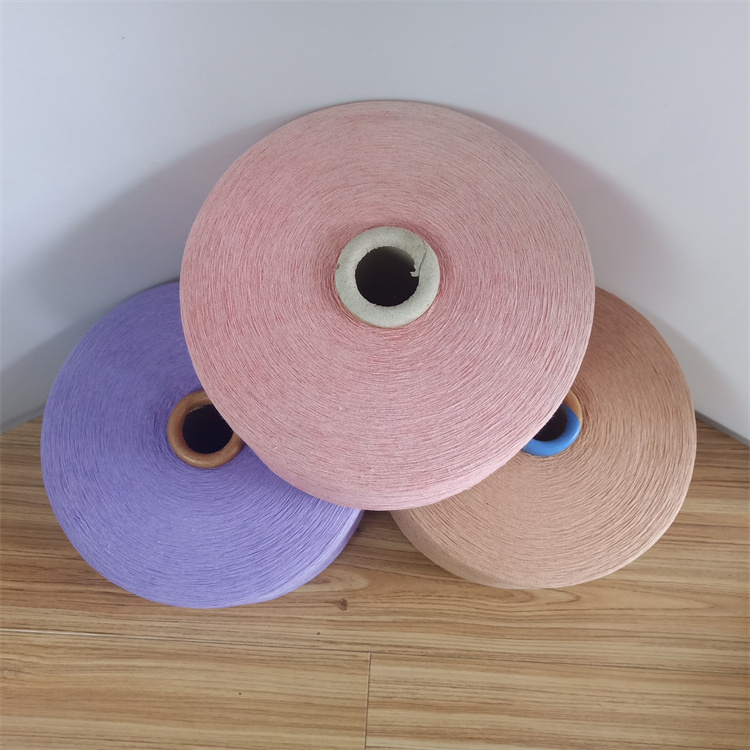 High Quality Recycling Knitted Yarn Custom Recycled Oe Cotton Blended Circular Machine Knitting Yarn 30s Sock Yarn