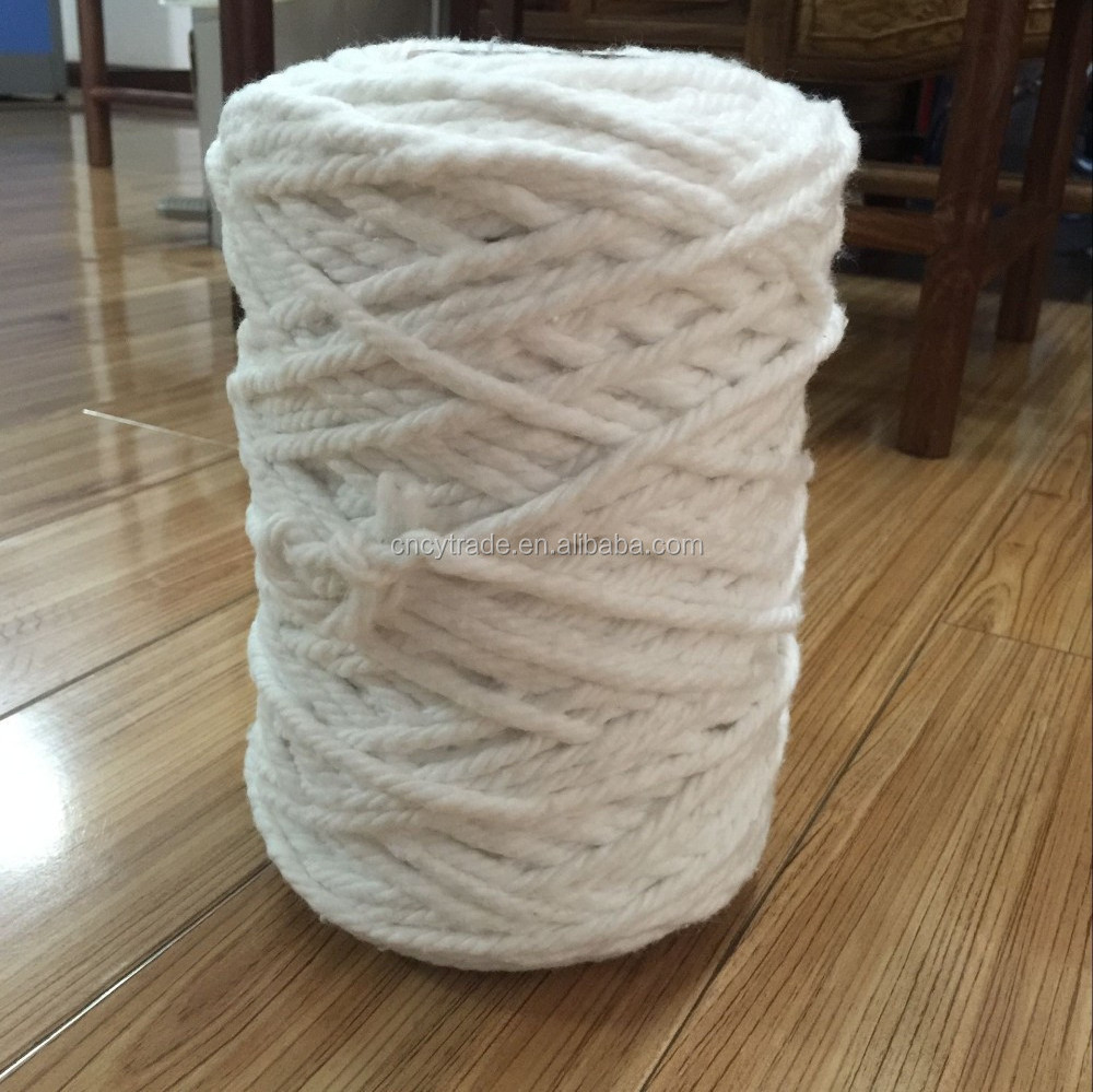 Open End Recycled Cotton Mops Yarn Cheap Price Dref Yarn Regenerated Cotton Mop Yarn Ne0.5s/4ply For Mops