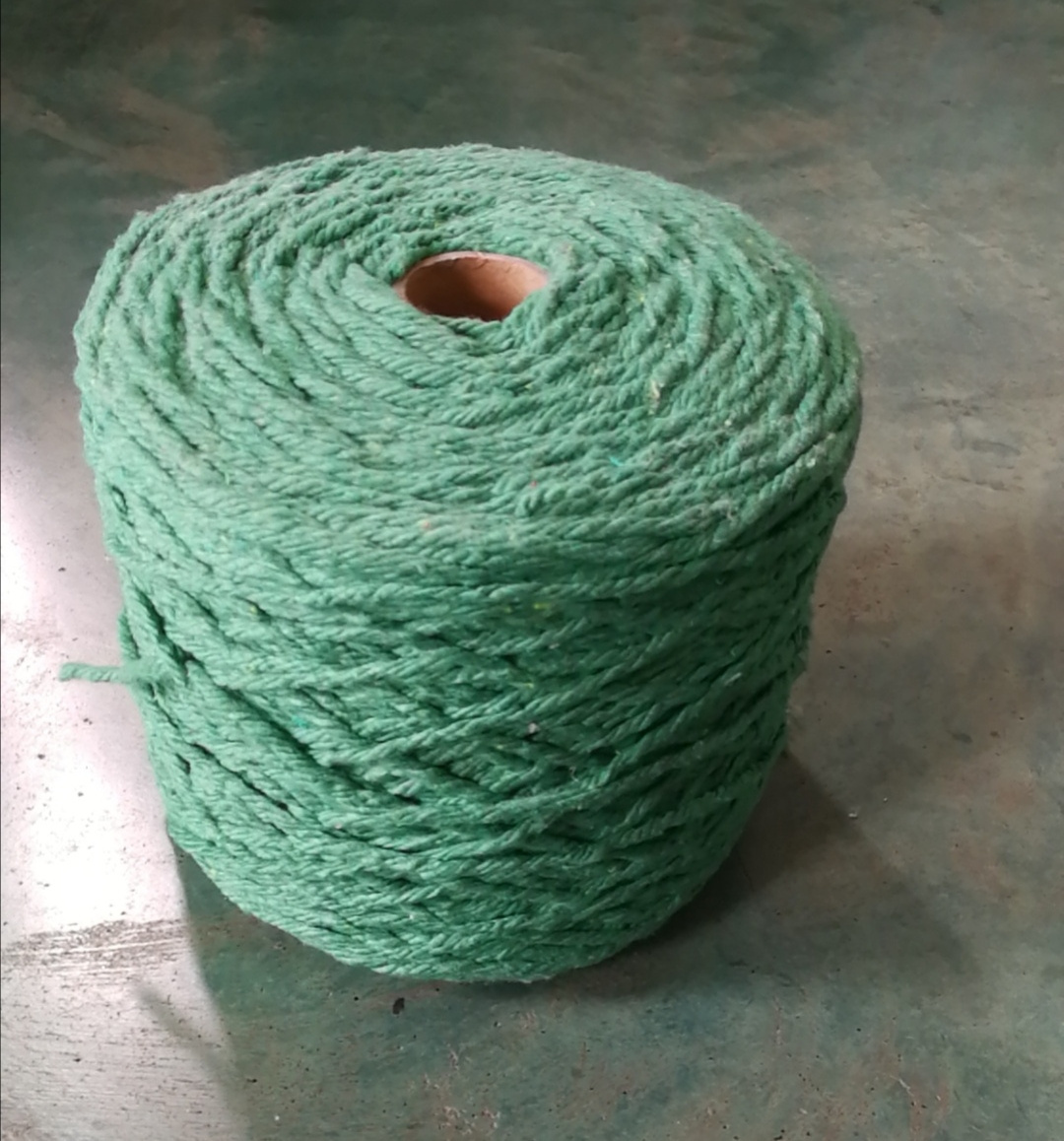 nm1 colors recycled carpet yarn cotton blended knitting A grade for rugs floor cleaning cloth yarn