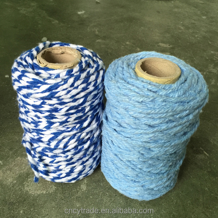 Open End Recycled Cotton Mops Yarn Cheap Price Dref Yarn Regenerated Cotton Mop Yarn Ne0.5s/4ply For Mops