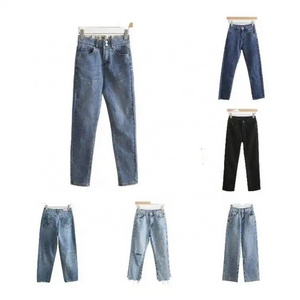 Apparels Ladies Skinny Denim Cotton Stretch Jean Chinese Stock Lot women's trousers fashion ladies jean