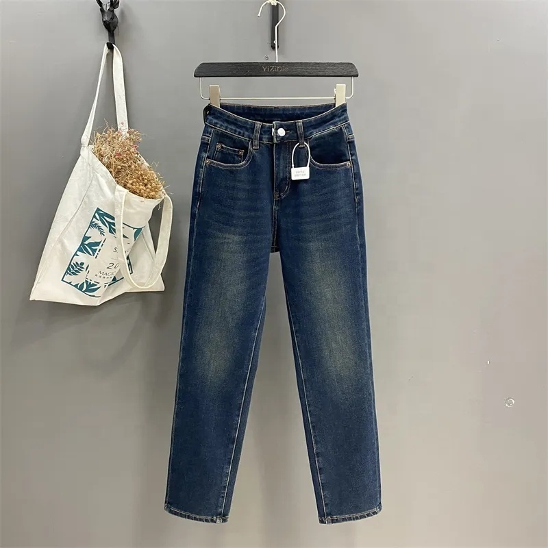 Apparels Ladies Skinny Denim Cotton Stretch Jean Chinese Stock Lot women's trousers fashion ladies jean