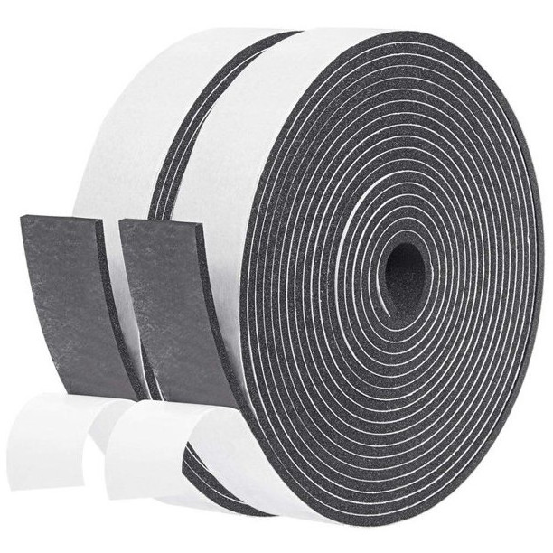 3MM 6MM 9MM Block air dust weather stripping rubber sealing tape adhesive CR neoprene foam tape