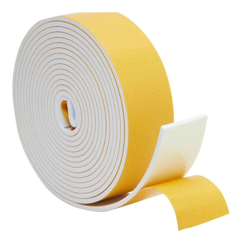 Economical seal door foam weather stripping neoprene sponge foam strip with adhesive 1/4 inch