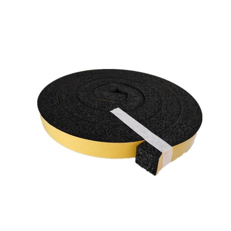 door window foam sticky tape roll CR neoprene rubber sealing strip for refrigerator