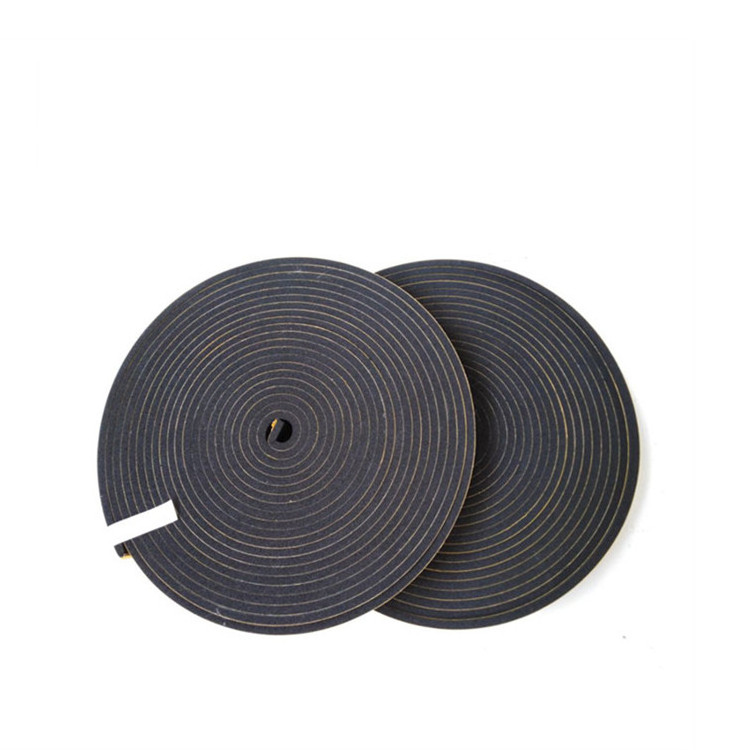 3MM 6MM 9MM Block air dust weather stripping rubber sealing tape adhesive CR neoprene foam tape