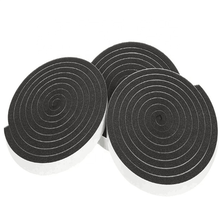 Outstanding high density sound insulation Mesh Adhesive EPDM foam rubber sealing strip