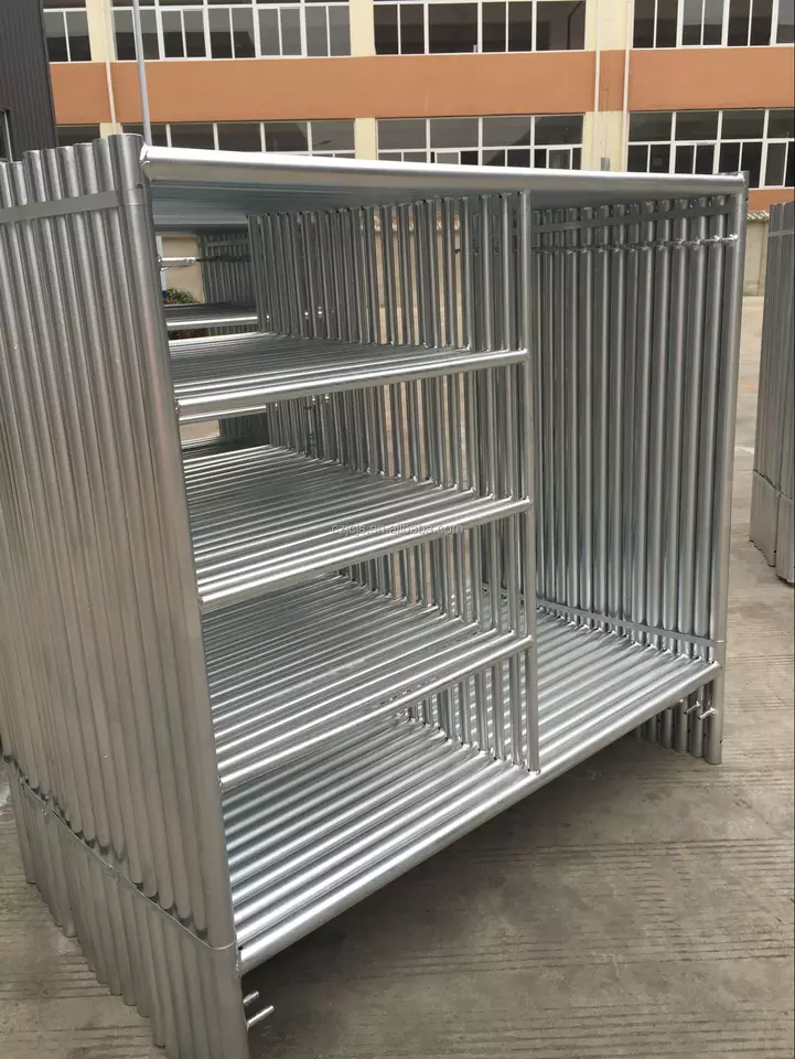 Scaffold Door Frame Q235 HDG Factory Custom Building Construction Industry Used American Scaffolding Mason Frame System On Sale