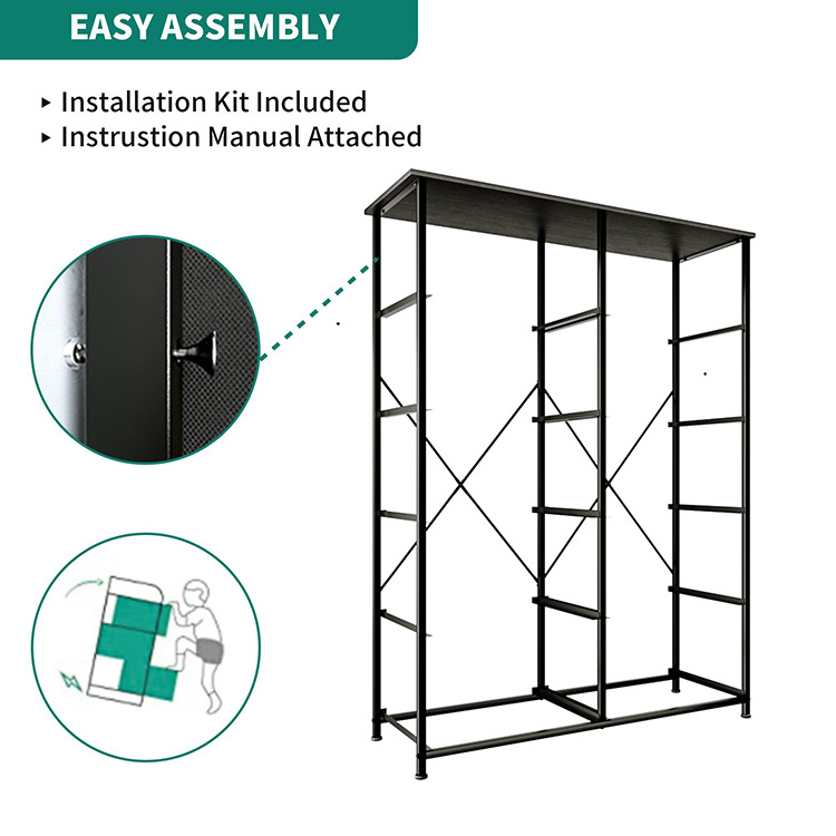 New Model Stock In Hand Office Home Storages Non Woven Cube Storage Cabinets With 10 Drawers