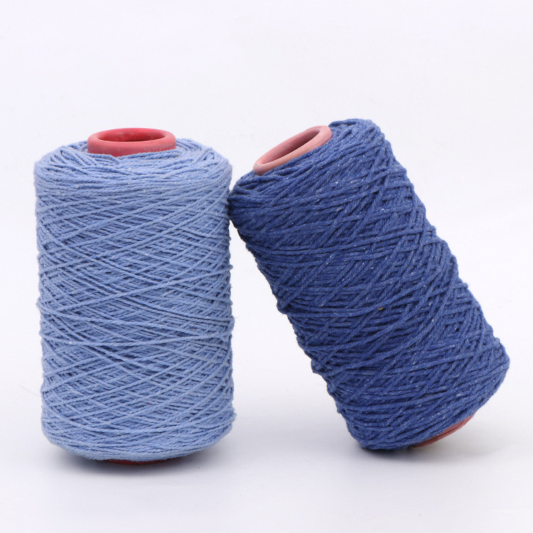 Low Price Open End recycled yarn Carded Cotton Blended for Knitting Hammock Recycled Yarn