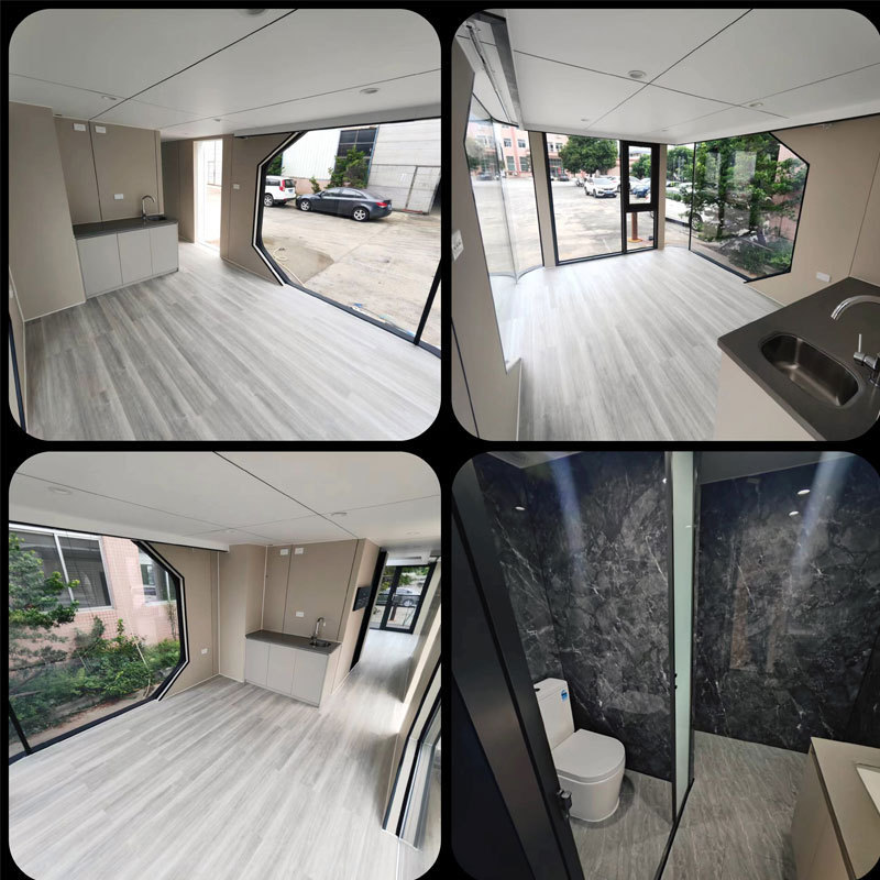 Customized Mobile Capsule House Modern Luxury Hotel Space Capsule Room Outdoor Tiny Home for Camping Prefab Houses