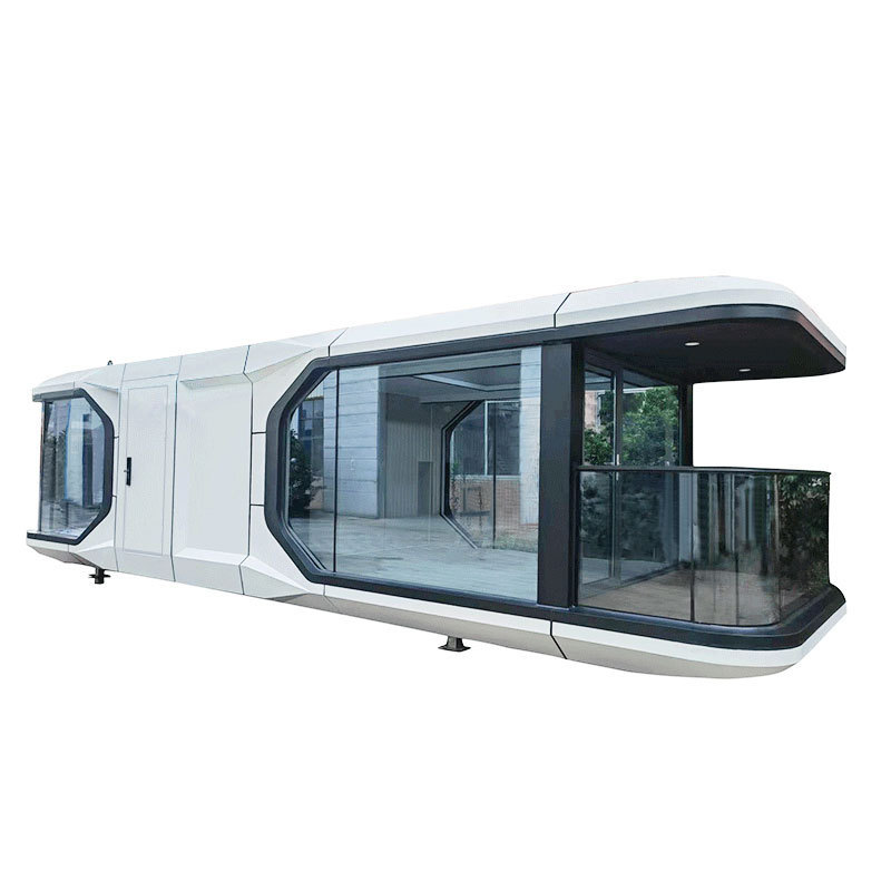 Customized Mobile Capsule House Modern Luxury Hotel Space Capsule Room Outdoor Tiny Home for Camping Prefab Houses