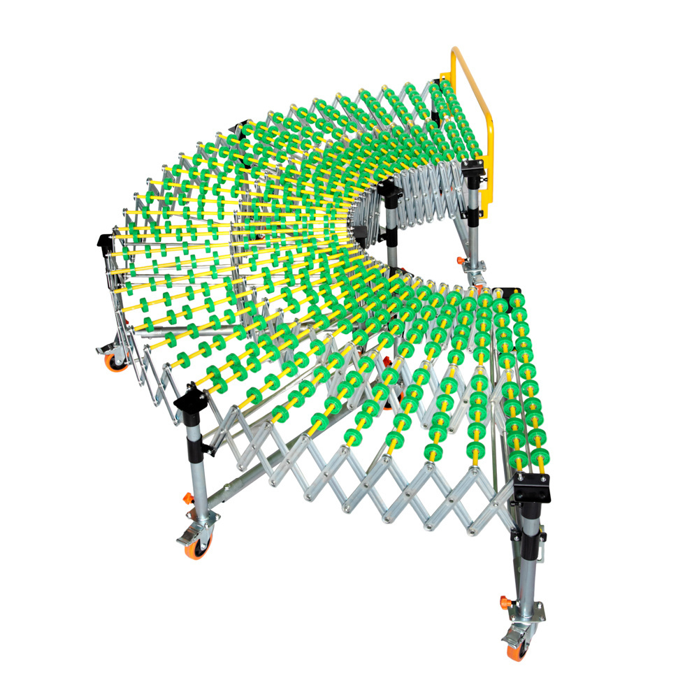 Gravity Conveying Line 90 Degree 180 Degree Turning ABS Telescopic ...