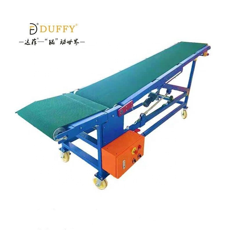 Heavy Duty Truck Container Warehouse Loading And Unloading Automatic Belt Conveyor