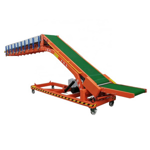 Heavy Duty Truck Container Warehouse Loading And Unloading Automatic Belt Conveyor