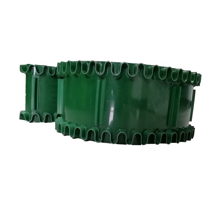 Factory Price steel cord inclined plastic Flat Transmission belt fruit pvc conveyor belt