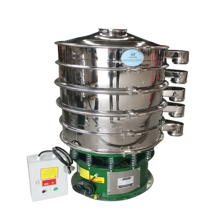 Food industry automatic vibrating grading screening bean sifter rice sieve machine