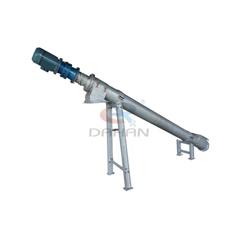 Single Quicher Automatic Augers sawdust screw conveyor Feeder With Hopper