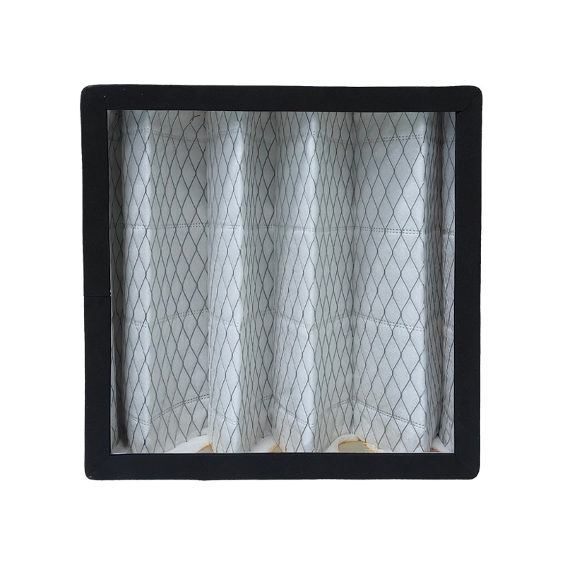 Industrial F5~F9 Panel Pleated Air Filter Folded Medium Filter