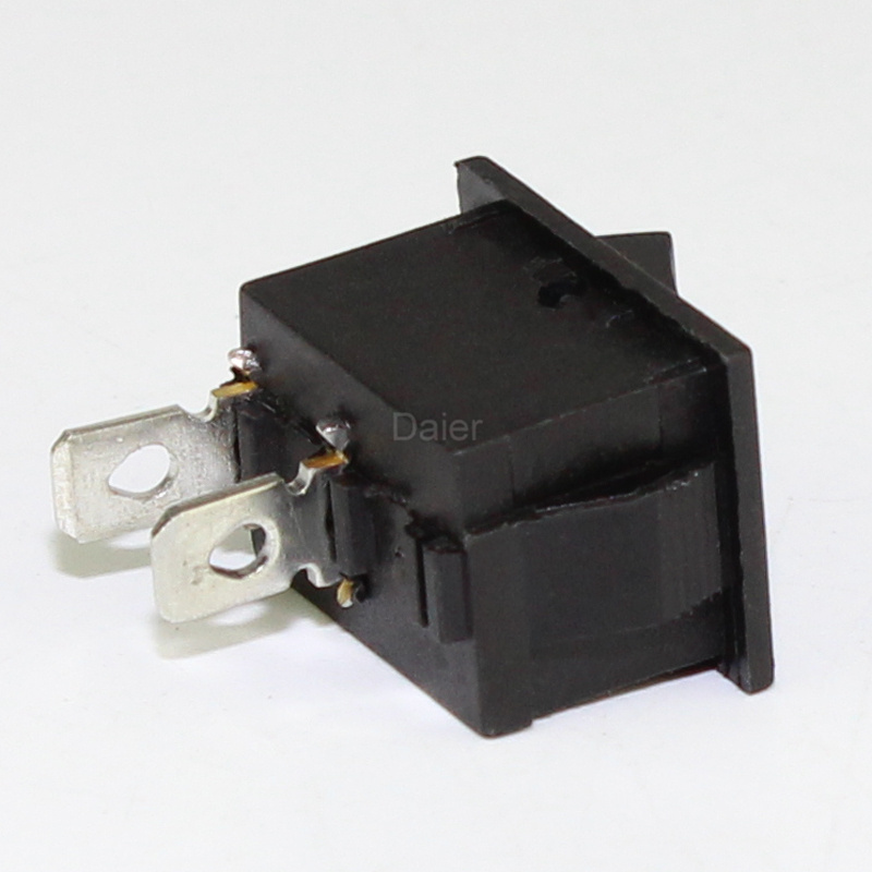 KCD1-101 SPST ON OFF Rocker Switch 2PIN T85 Mini Rocker Switch 6A 250VAC 2 Positions PA66 with 