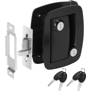 Metal RV Lock Keyless Entry Camper Door Lock Latching Handle RV Keyless Entry Door Lock With Keys For Travel Trailers