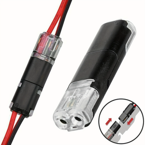 2 Way  Electric Wire Connector Pluggable LED Quick Wire Connector 2 Pin Universal Wire Splice Connector With Locking Buckle