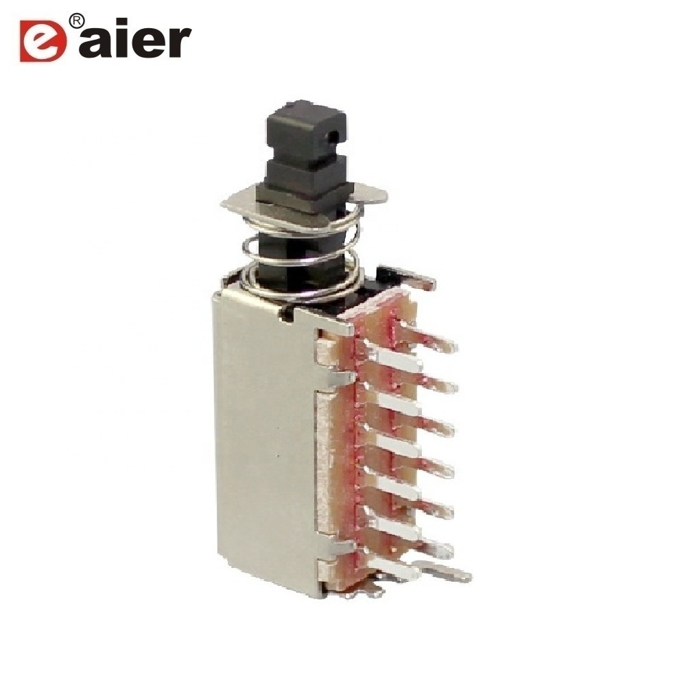 12 Pin 4PDT Push Button Switch For Fan