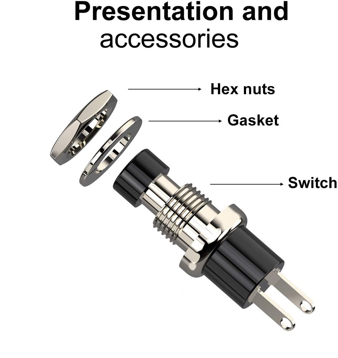 PBS-105 Red Small OFF-(ON) 0.5A 2 PIN Momentary Start Stop 7MM Push Button Switch 12 V