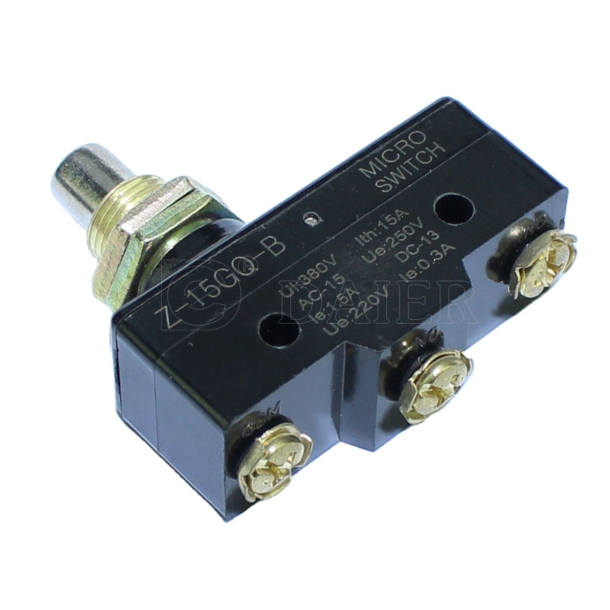 High Quality 16A 125/250V Z-15GQ-B No Lever Micro Switch