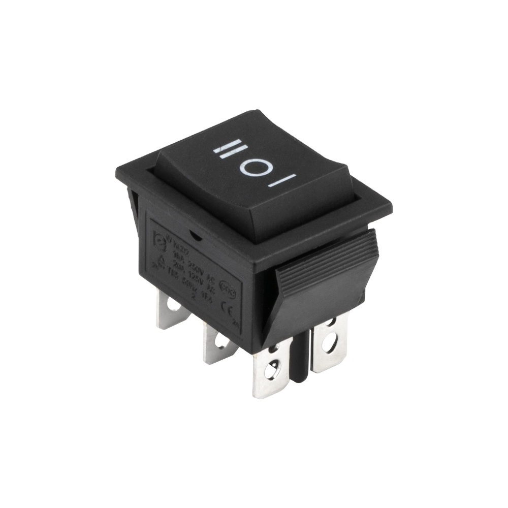 KCD2-223 (ON)-OFF-(ON) 6 Pin 3 Way DPDT 20A 125VAC; 16A 250VAC Momentary Auto Rocker Switch for car