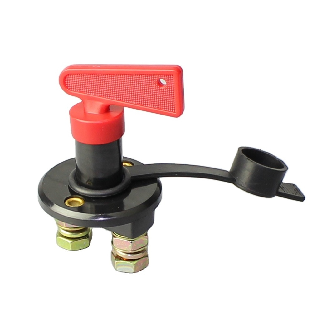 300A Cut Off Power Battery Kill Disconnect Switch M10 Waterproof Isolator Rotary Switch For Truck