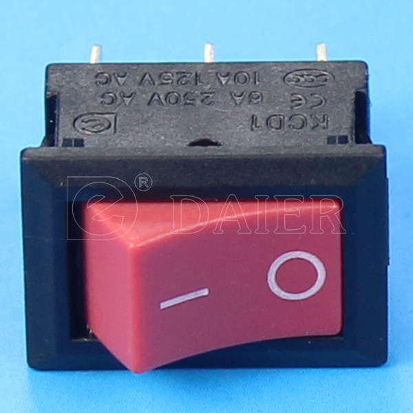 6A 250Vac Spdt 3 Pin Kcd1 2 Position Micro Rocker Switch