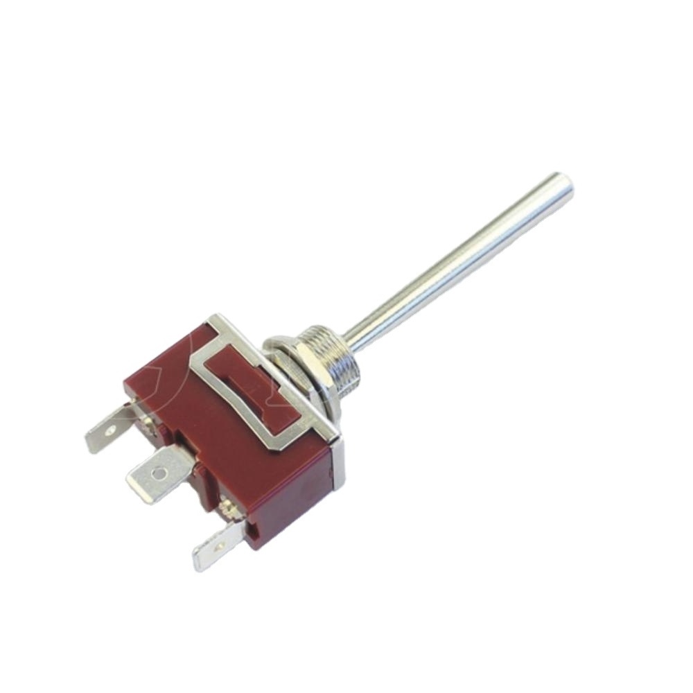 High Quality SPDT ON-OFF-ON Long Handle Heavy Duty Toggle Switch (CE/TUV/QCQ)