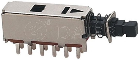 12 Pin 4PDT Push Button Switch For Fan