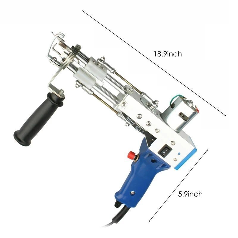 Wholesaler 2in1 electric tufting manufacturer carpet making rug machine ak-1cut pile ak-2loop pile 2in1 hand tufting gun for DIY