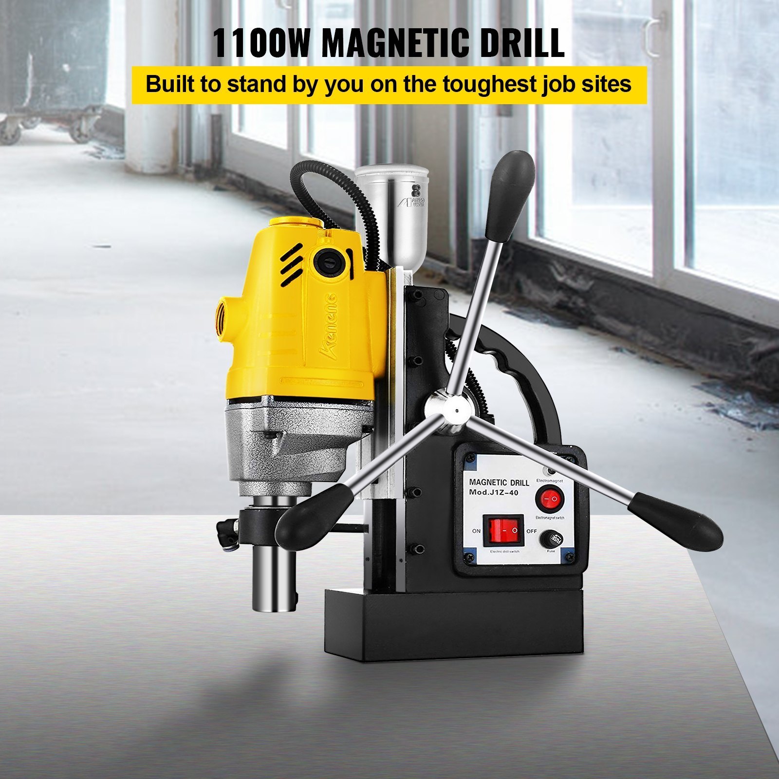 DAIXI MD40 Magnet bench drill machine for metal Manual type mini bench electric magnetic drill machine