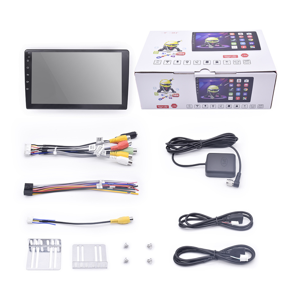 IPS panel 2.5D car radio android 9inch support BT GPS  Car Audio Player Android Dvd Car Radio player Fascia Frame touch screen